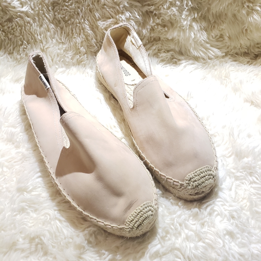 Soludos Platform Smoking Slipper Safari Size 9 - Picture 1 of 15